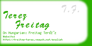 terez freitag business card
